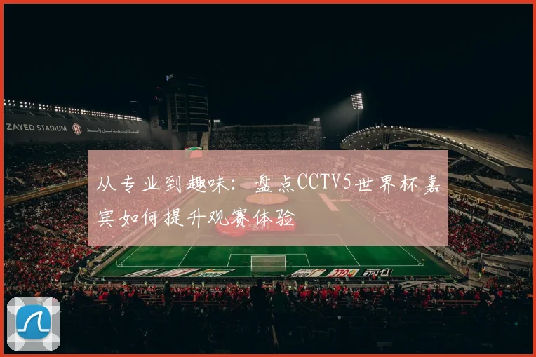 从专业到趣味：盘点CCTV5世界杯嘉宾如何提升观赛体验